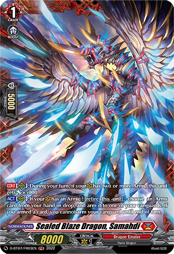 D-BT07/FR03EN Sealed Blaze Dragon, Samahdi FR