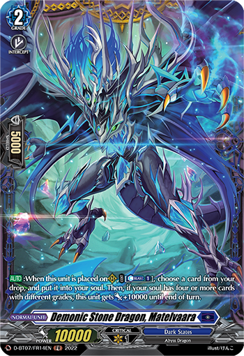 D-BT07/FR14EN Demonic Stone Dragon, Matelvaara FR