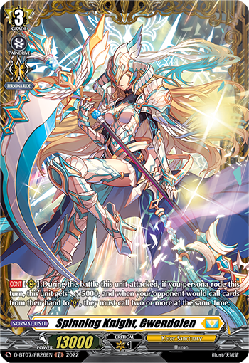 D-BT07/FR26EN Spinning Knight, Gwendolen FR