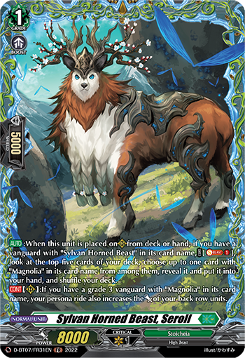 D-BT07/FR31EN Sylvan Horned Beast, Seroll FR