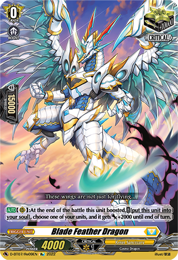 D-BT07/Re09EN Blade Feather Dragon Re