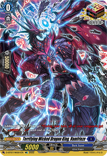 D-BT07/WO01EN Terrifying Wicked Dragon King, Vamfrieze WO