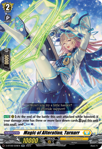 D-BT08/028EN Magic of Alteration, Turnarr RR