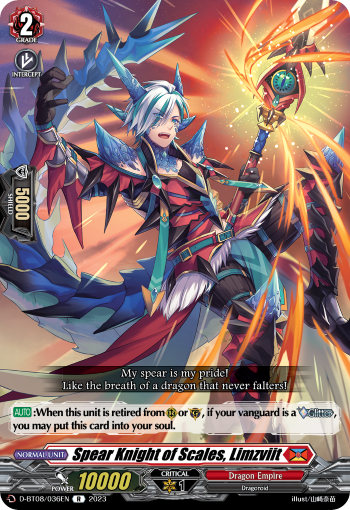 D-BT08/036EN Spear Knight of Scales, Limzviit R