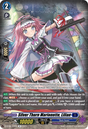 D-BT08/038EN Silver Thorn Marionette, Lilian R