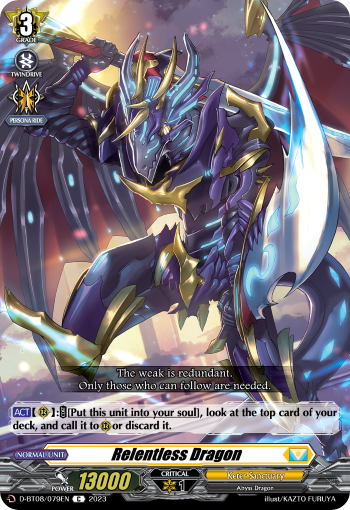 D-BT08/079EN Relentless Dragon C