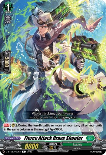 D-BT08/092EN Fierce Attack Brave Shooter C
