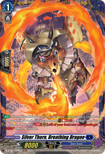 D-BT08/FR08EN Silver Thorn, Breathing Dragon FR