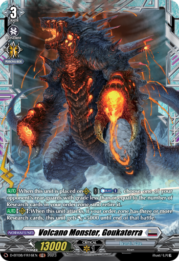 D-BT08/FR16EN Volcano Monster, Goukaterra FR