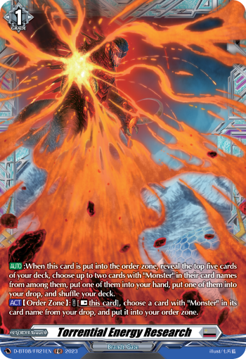 D-BT08/FR21EN Torrential Energy Research FR