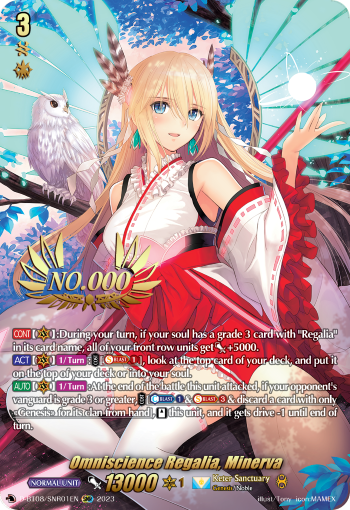 D-BT08/SNR01EN Omniscience Regalia, Minerva SNR