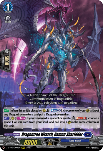 D-BT09/006EN Dragontree Wretch, Demon Sheridder RRR