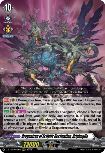 D-BT09/016EN Dragontree of Ecliptic Decimation, Griphogila RRR