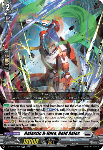 D-BT09/027EN Galactic B-Hero, Bold Salos RR