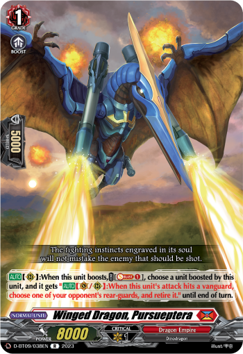 D-BT09/038EN Winged Dragon, Pursueptera R