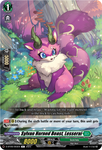 D-BT09/093EN Sylvan Horned Beast, Lesserai C