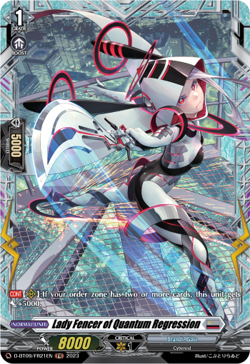 D-BT09/FR21EN Lady Fencer of Quantum Regression FR