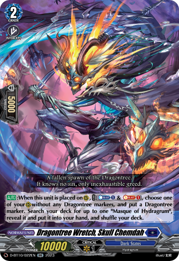 D-BT10/022EN Dragontree Wretch, Skull Chemdah RR