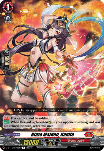 D-BT10/039EN Blaze Maiden, Hanife R