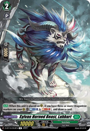 D-BT10/053EN Sylvan Horned Beast, Lahbart R