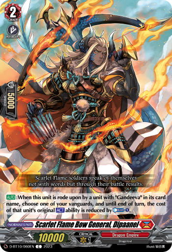 D-BT10/060EN Scarlet Flame Bow General, Dipaanel C