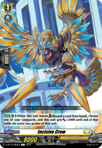 D-BT10/083EN Incisive Crow C