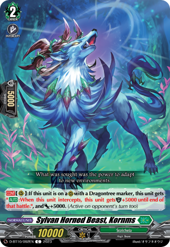 D-BT10/092EN Sylvan Horned Beast, Kornms C