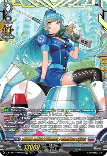 D-BT10/FFR07EN Aurora Battle Princess, Penetrate Aquas FFR