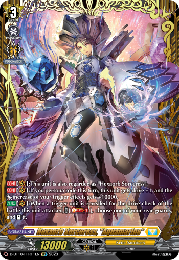 D-BT10/FFR11EN Hexaorb Sorceress, "Aquamarine" FFR