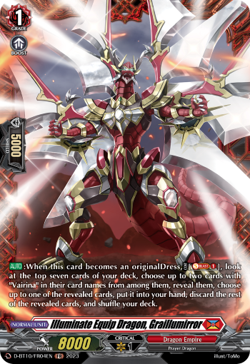 D-BT10/FR04EN Illuminate Equip Dragon, Graillumirror FR