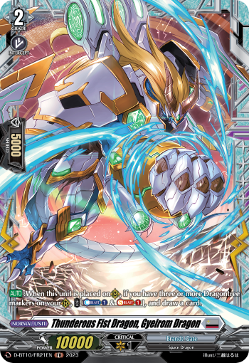 D-BT10/FR21EN Thunderous Fist Dragon, Gyeirom Dragon FR