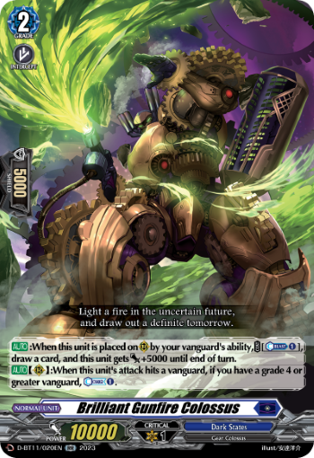 D-BT11/020EN Brilliant Gunfire Colossus RR