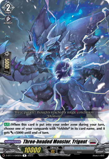 D-BT11/045EN Three-headed Monster, Trigent R