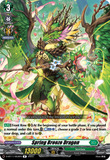 D-BT11/053EN Spring Breeze Dragon R