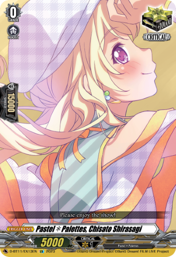 D-BT11/EX13EN Pastel✽Palettes, Chisato Shirasagi EX