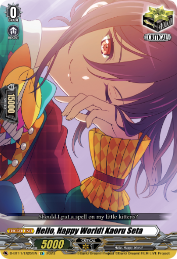 D-BT11/EX22EN Hello, Happy World! Kaoru Seta EX