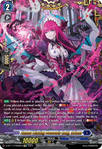 D-BT11/FFR06EN Famed Blazing Demonic Lady, Oriens FFR