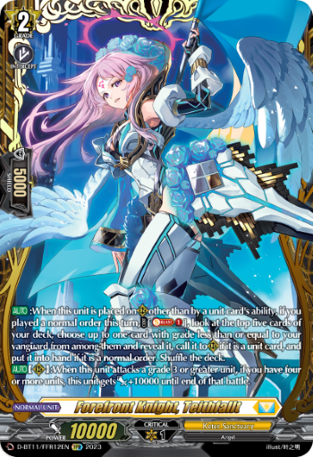 D-BT11/FFR12EN Forefront Knight, Teithfallt FFR