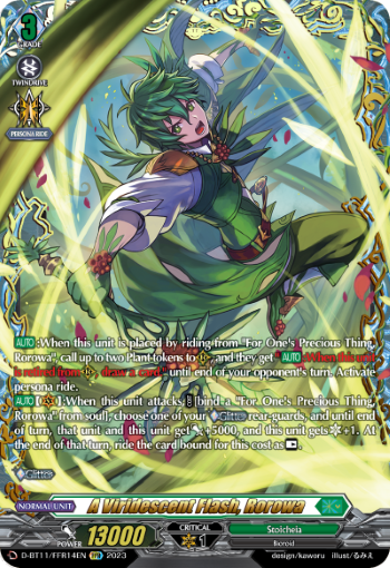 D-BT11/FFR14EN A Viridescent Flash, Rorowa FFR