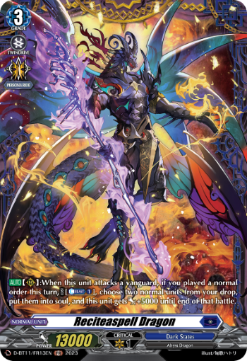 D-BT11/FR13EN Reciteaspell Dragon FR