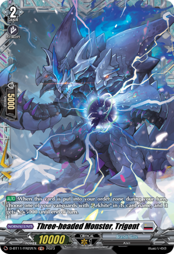 D-BT11/FR22EN Three-headed Monster, Trigent FR