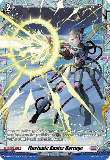 D-BT11/FR23EN Fluctuate Buster Barrage FR