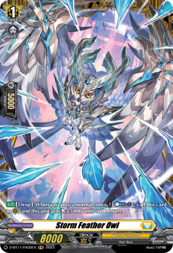 D-BT11/FR30EN Storm Feather Owl FR