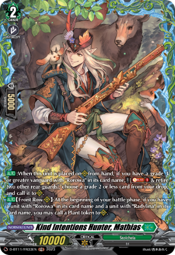 D-BT11/FR33EN Kind Intentions Hunter, Mathias FR