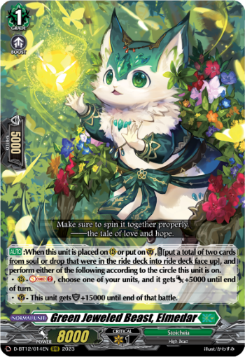 D-BT12/014EN Green Jeweled Beast, Elmedar RRR