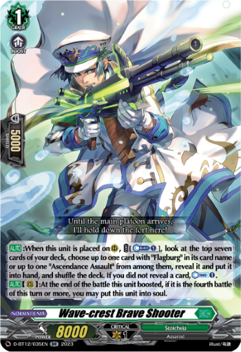 D-BT12/035EN Wave-crest Brave Shooter RR