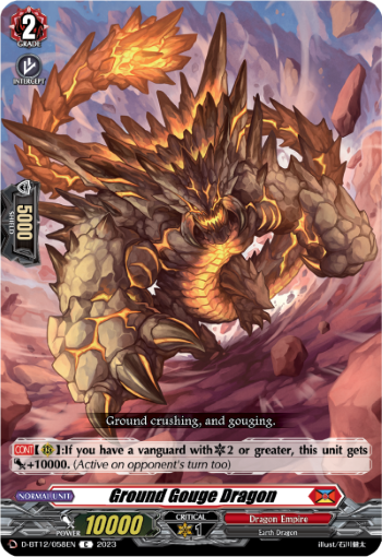 D-BT12/058EN Ground Gouge Dragon C