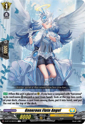 D-BT12/087EN Generous Flute Angel C