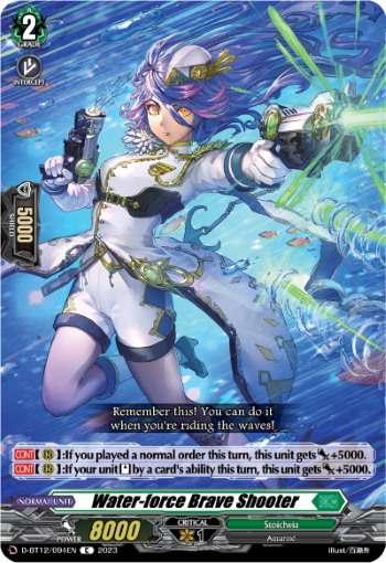 D-BT12/094EN Water-force Brave Shooter C