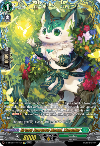 D-BT12/FFR14EN Green Jeweled Beast, Elmedar FFR